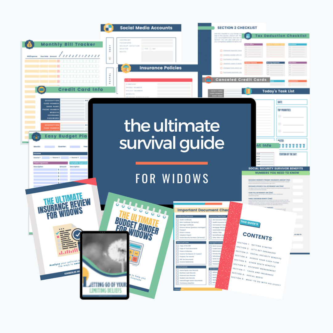 Ultimate Survival Guide for Widows Templates