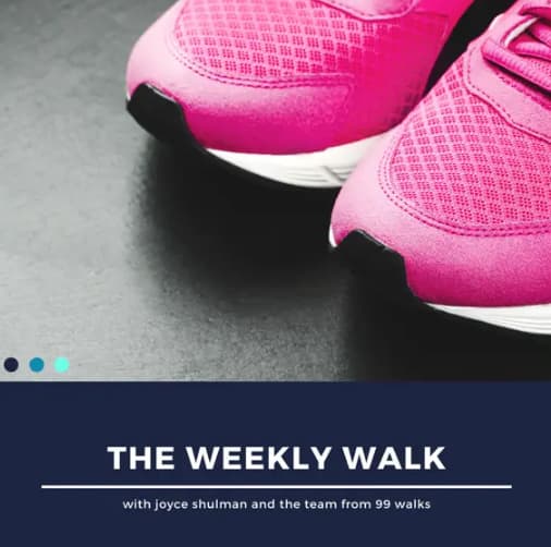 Podcast interview with Kim Murray on The Weekly Walk titled “Walking Through Widowhood with Kim Murray” – support for widows media feature
