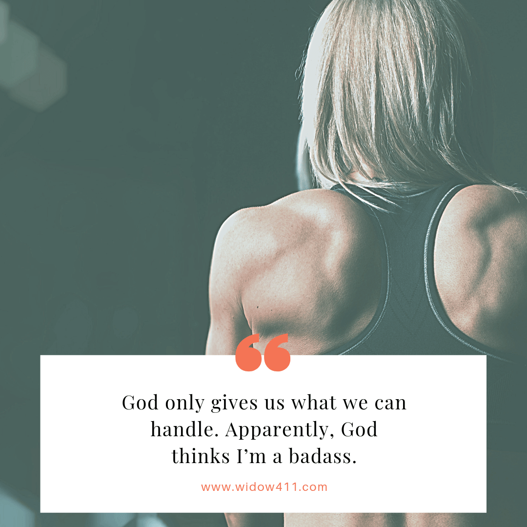 Badass quote for widows