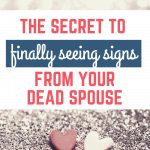 Signs from your dead spouse pin for pinterest