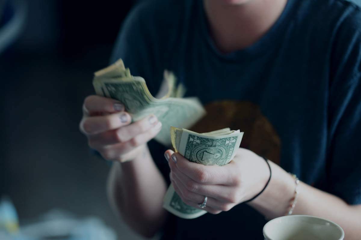Widow counting survivor benefit money