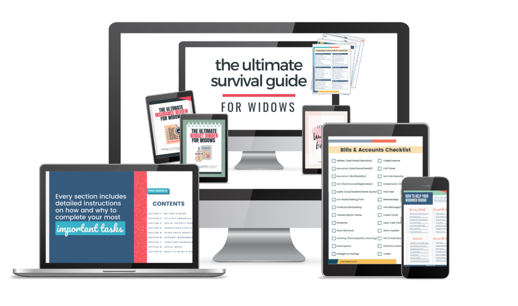 ultimate checklist for widows promo